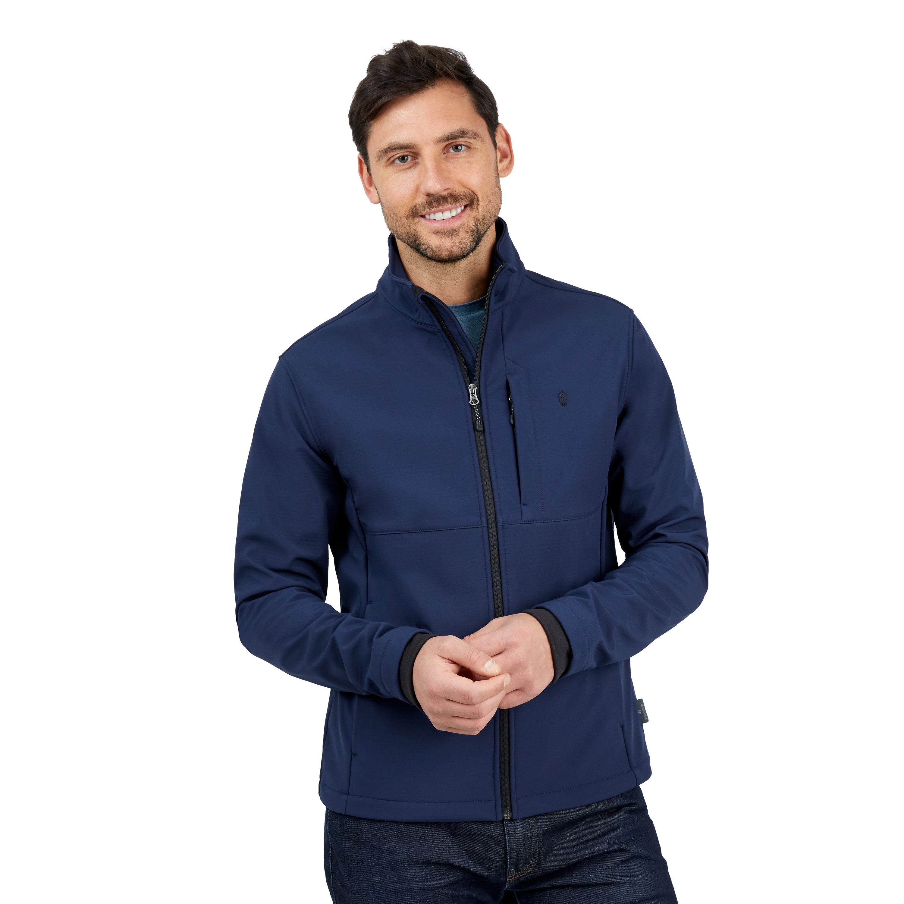 

Куртка Free Country Lanier для мужчин Super Softshell, темно-синий