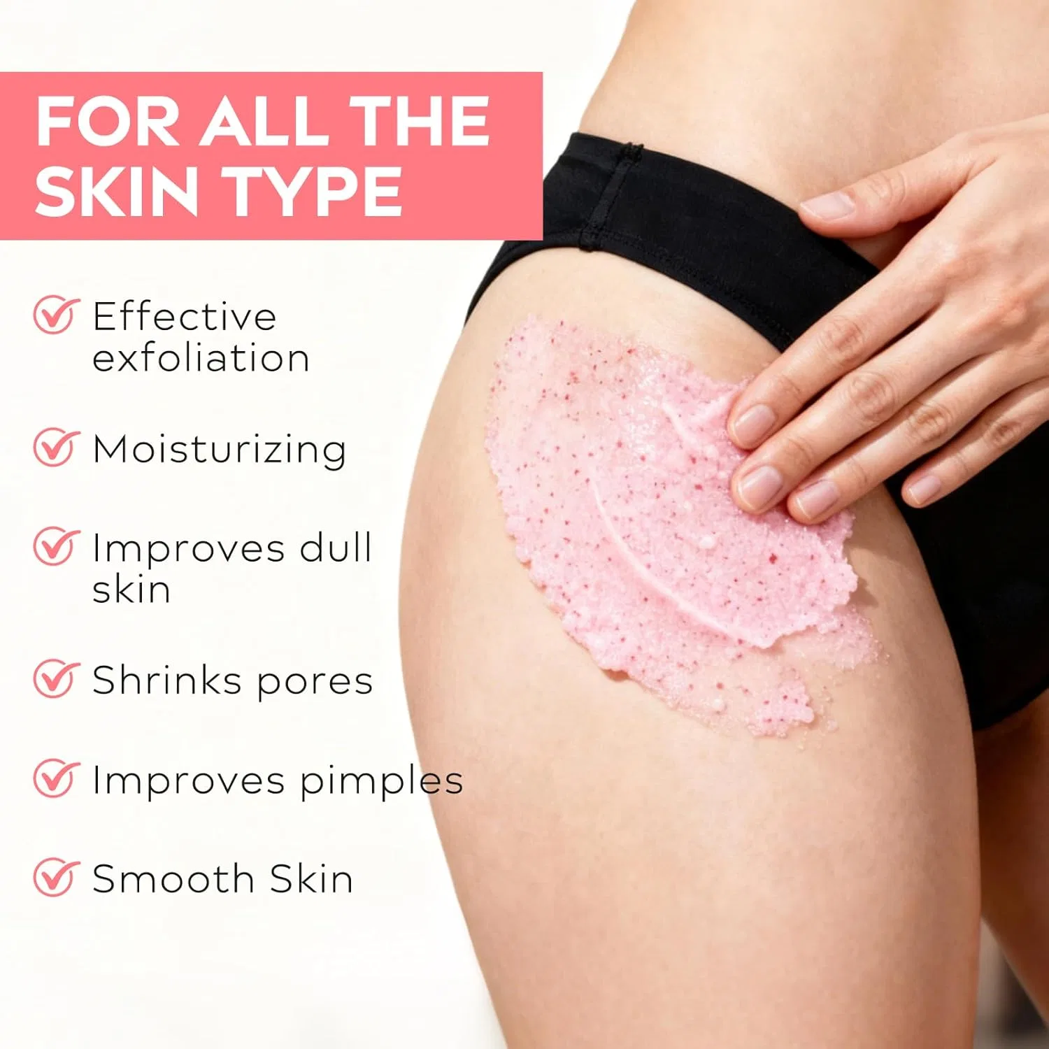 Скраб для тела Bikini Area Exfoliator Watermelon GUOYAOLIFU 7.5 oz — фото 3