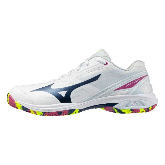 Бадминтонные кроссовки «Wave Claw 4» от Mizuno, Wh/Ibl