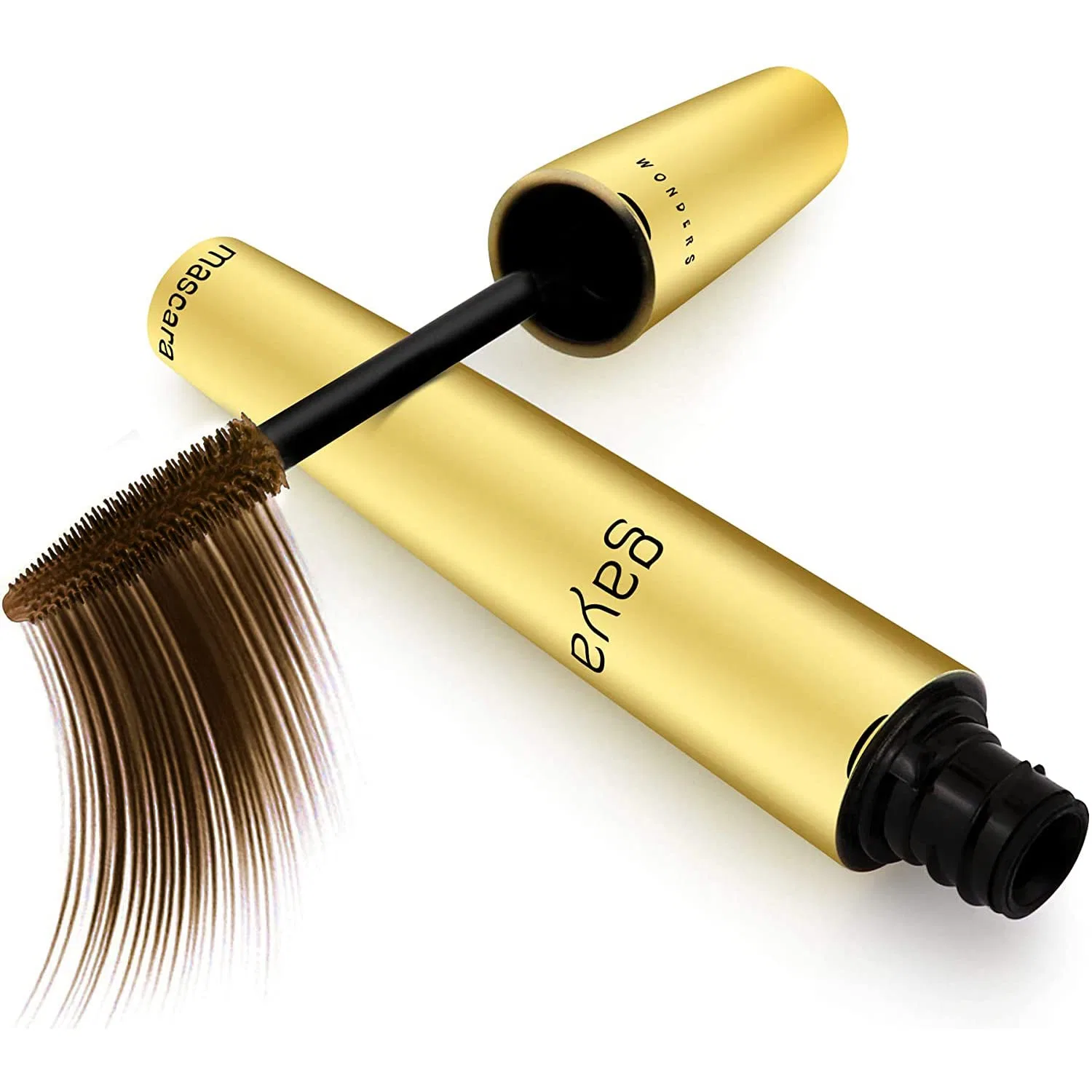 Веганская тушь для ресниц для объема и длины Gaya Cosmetics, Brown