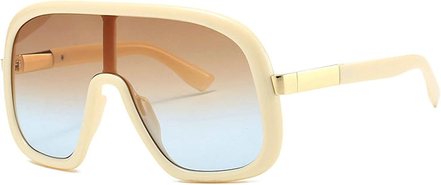 

Willochra — большие квадратные солнцезащитные очки-щиток для женщин, модные солнцезащитные очки с градиентным переходом цвета для мужчин, панк-очки, для активного отдыха и путешествий, с защитой от УФ-излучения, C6