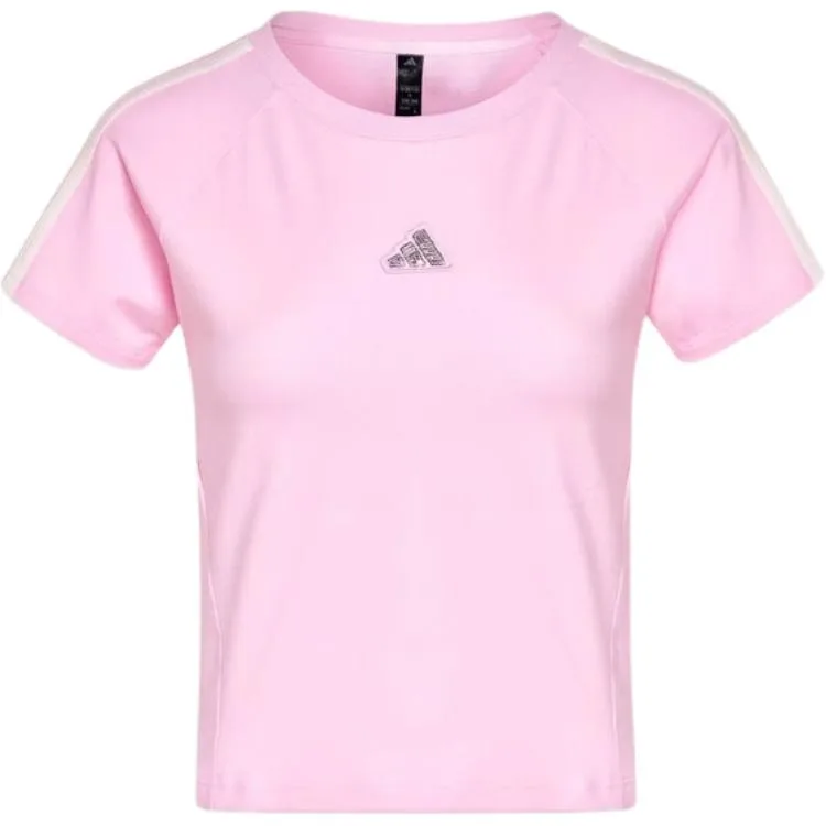 Adidas Футболка Women's Light Pink Crew Neck Moderate