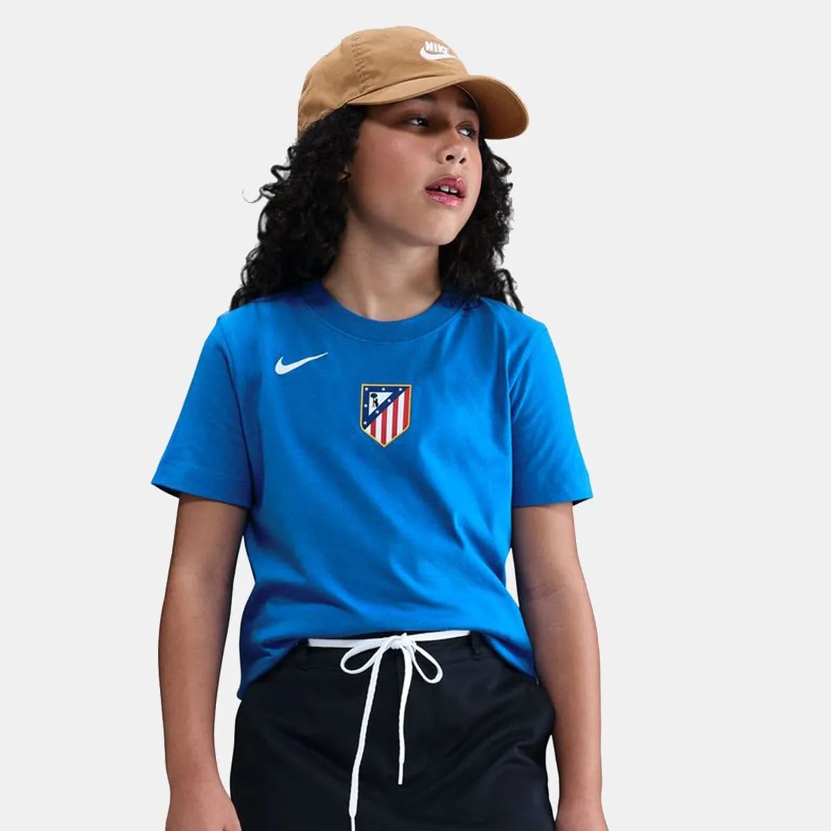 

Детская футболка Atlético Madrid 2025-2026 Total 90 Remix Nike, синий