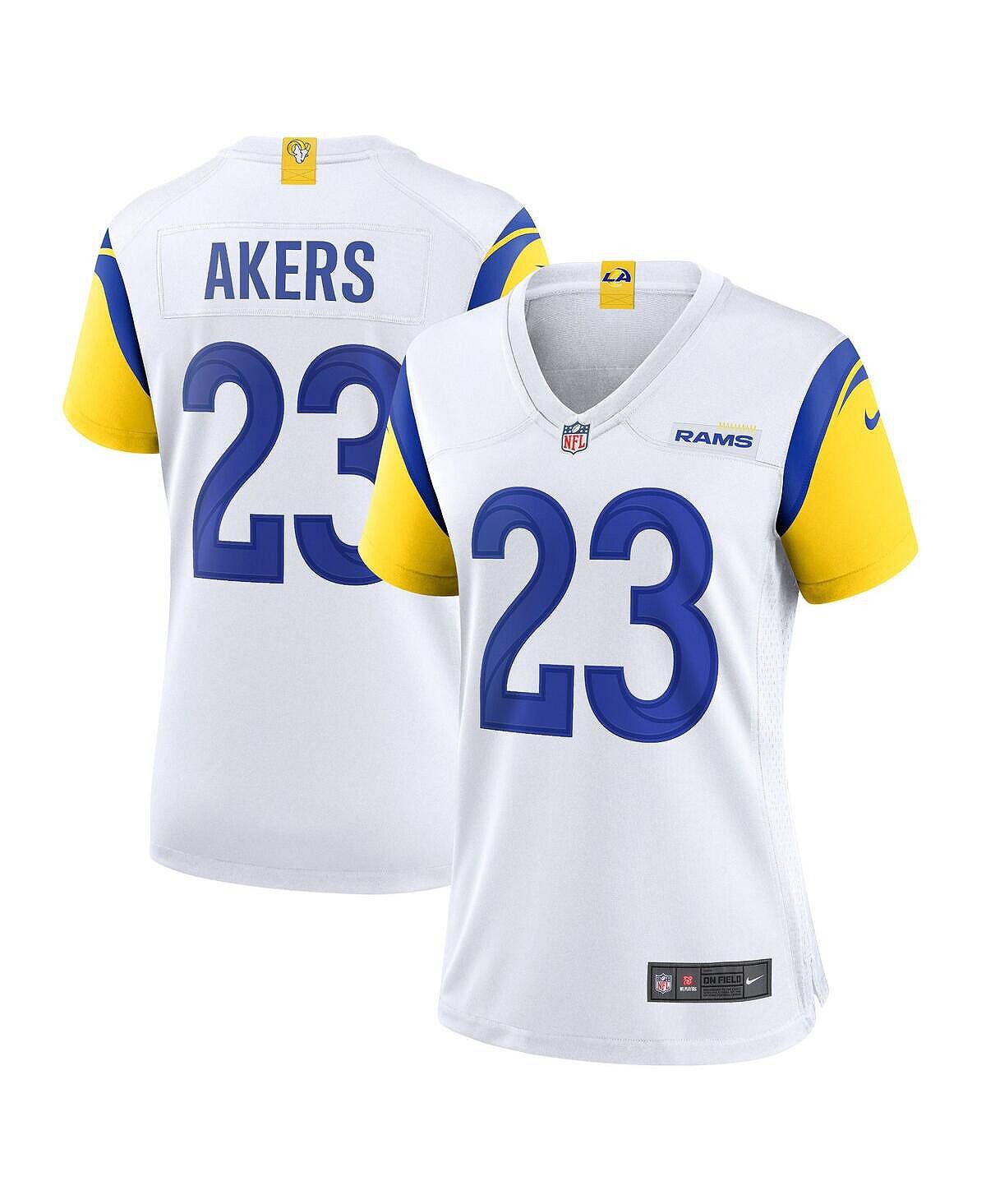 

Женское белое игровое джерси Cam Akers Los Angeles Rams Nike, белый