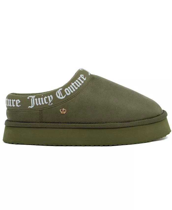 Женские тапочки Oney с закрытым носком Juicy Couture, зеленый — фото 2