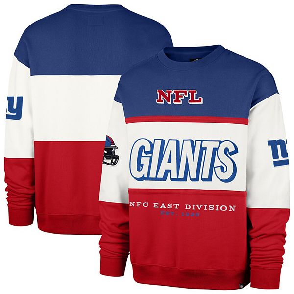 

Мужской свитшот '47 royal/red New York Giants Breeze Maximalist 47 Brand