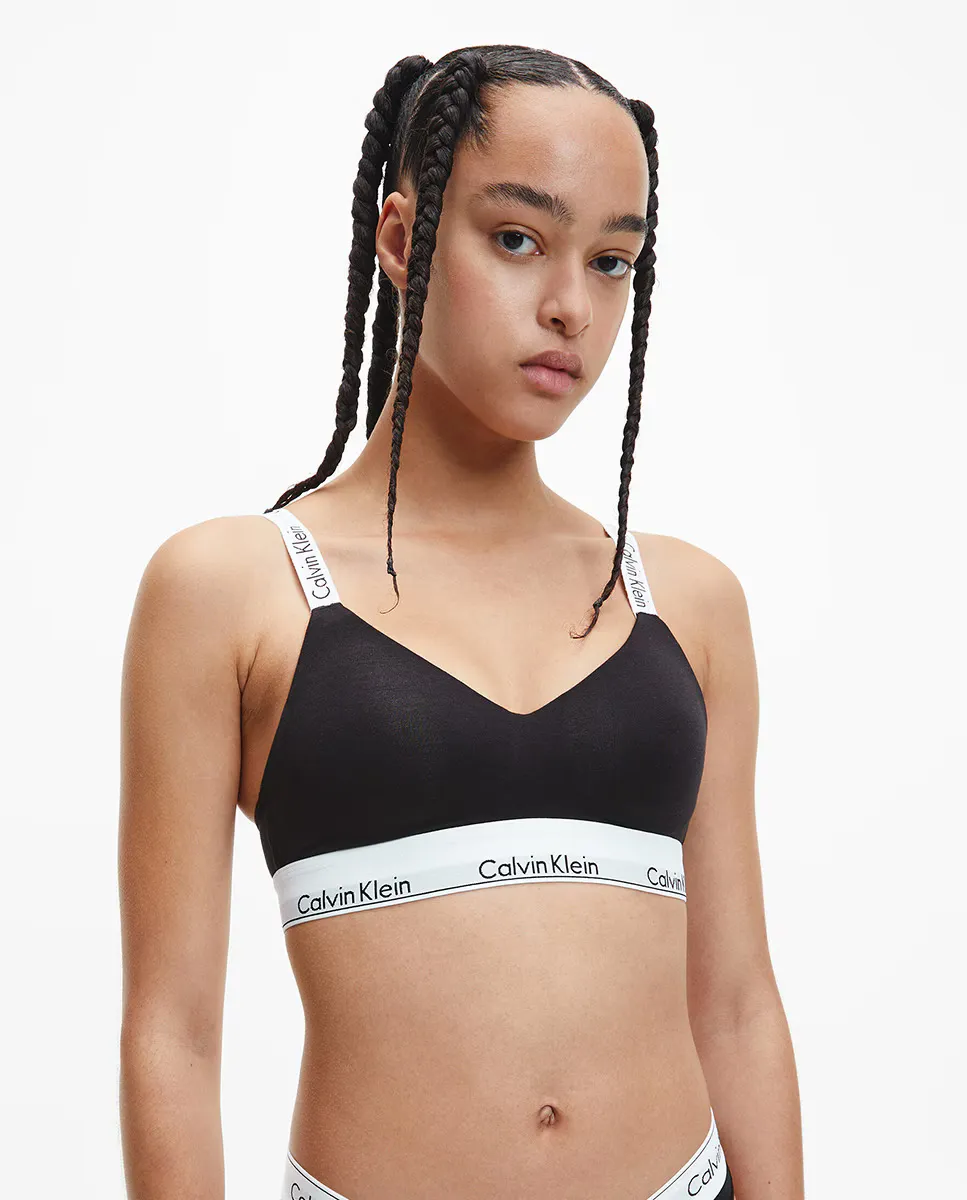 

Бралетт - Современный хлопок Calvin Klein, черный