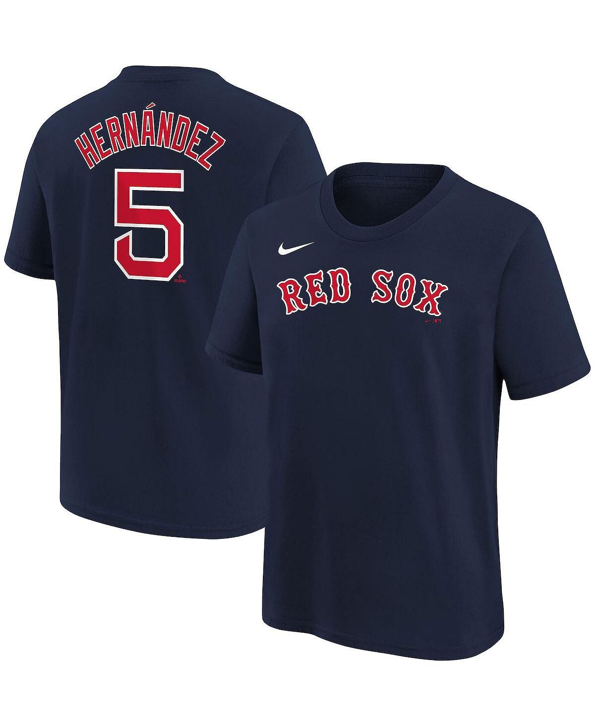 

Футболка Big Boys Enrique Hernandez Navy Boston Red Sox с именем и номером игрока Nike