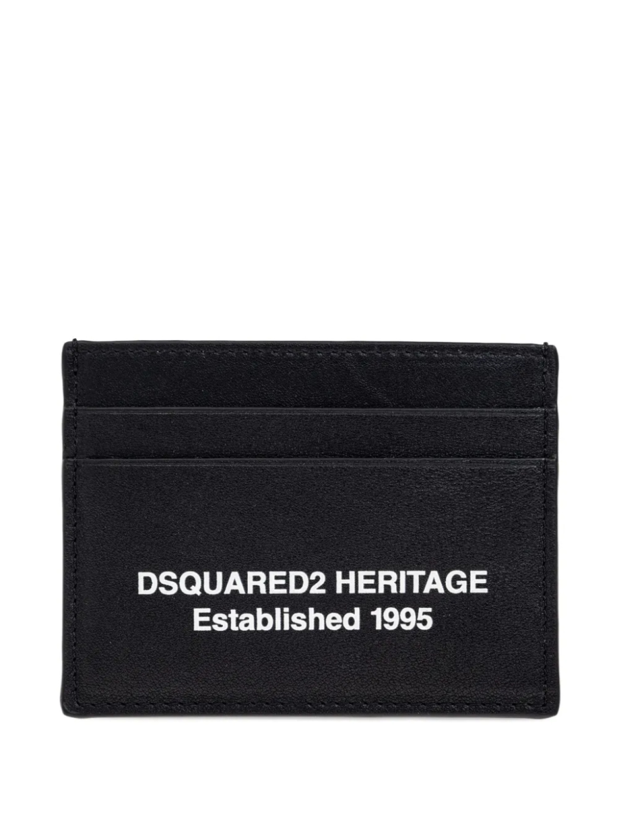 

DSQUARED2 Heritage кожаный держатель карт, черный