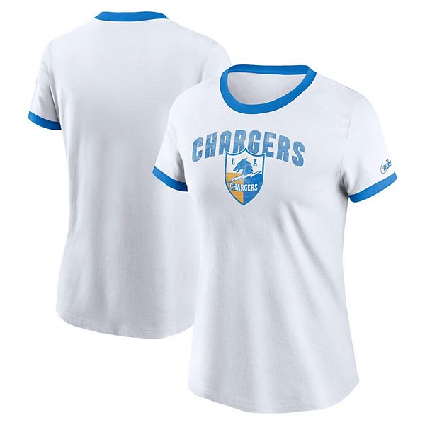 

Футболка Los Angeles Chargers Rewind Ringer Tri-Blend Nike