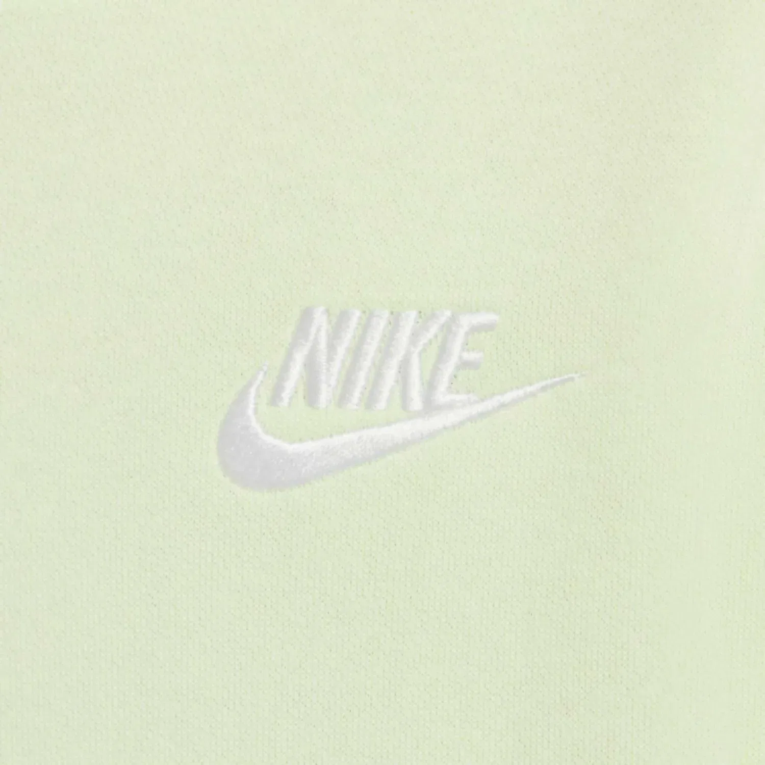 Nike Толстовка с капюшоном Sportswear Club из флиса, цвет лаймово-белый — фото 4
