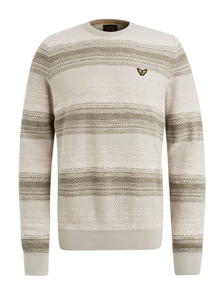 

Свитер кремового/серо-коричневого цвета PME Legend