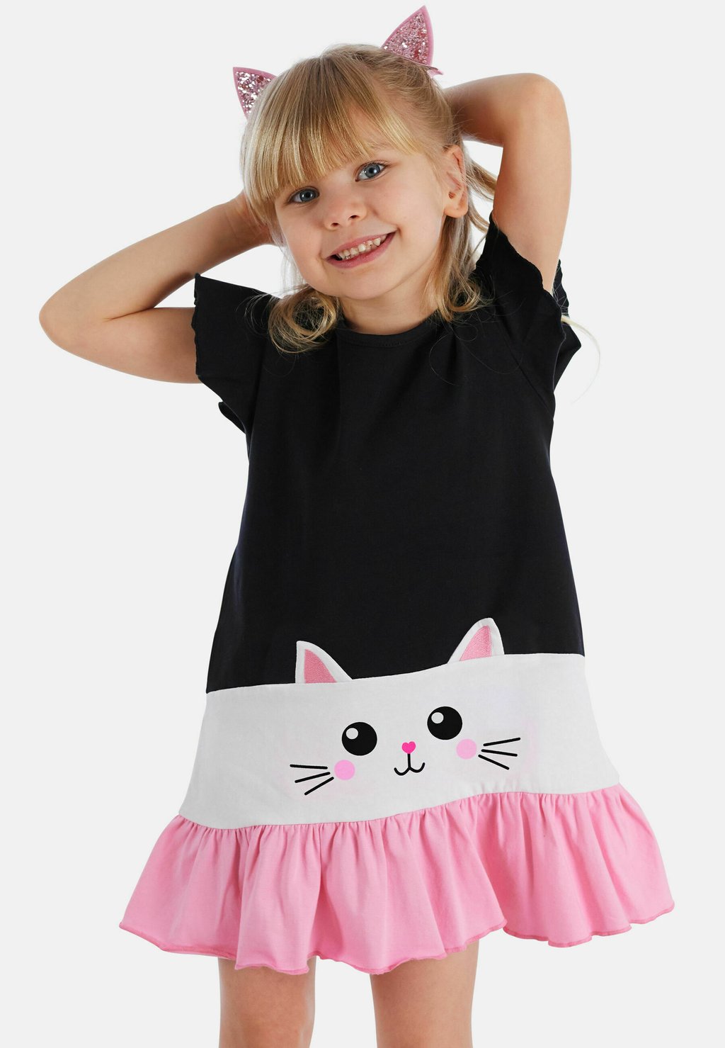 

Платье из джерси Denokids, черный