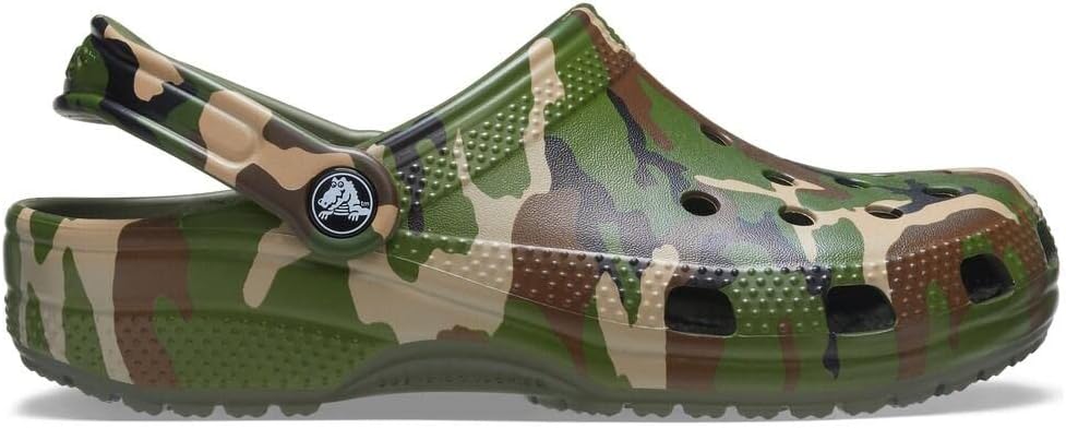 Унисекс сабо Crocs Classic с графическим принтом, зеленый — фото 2