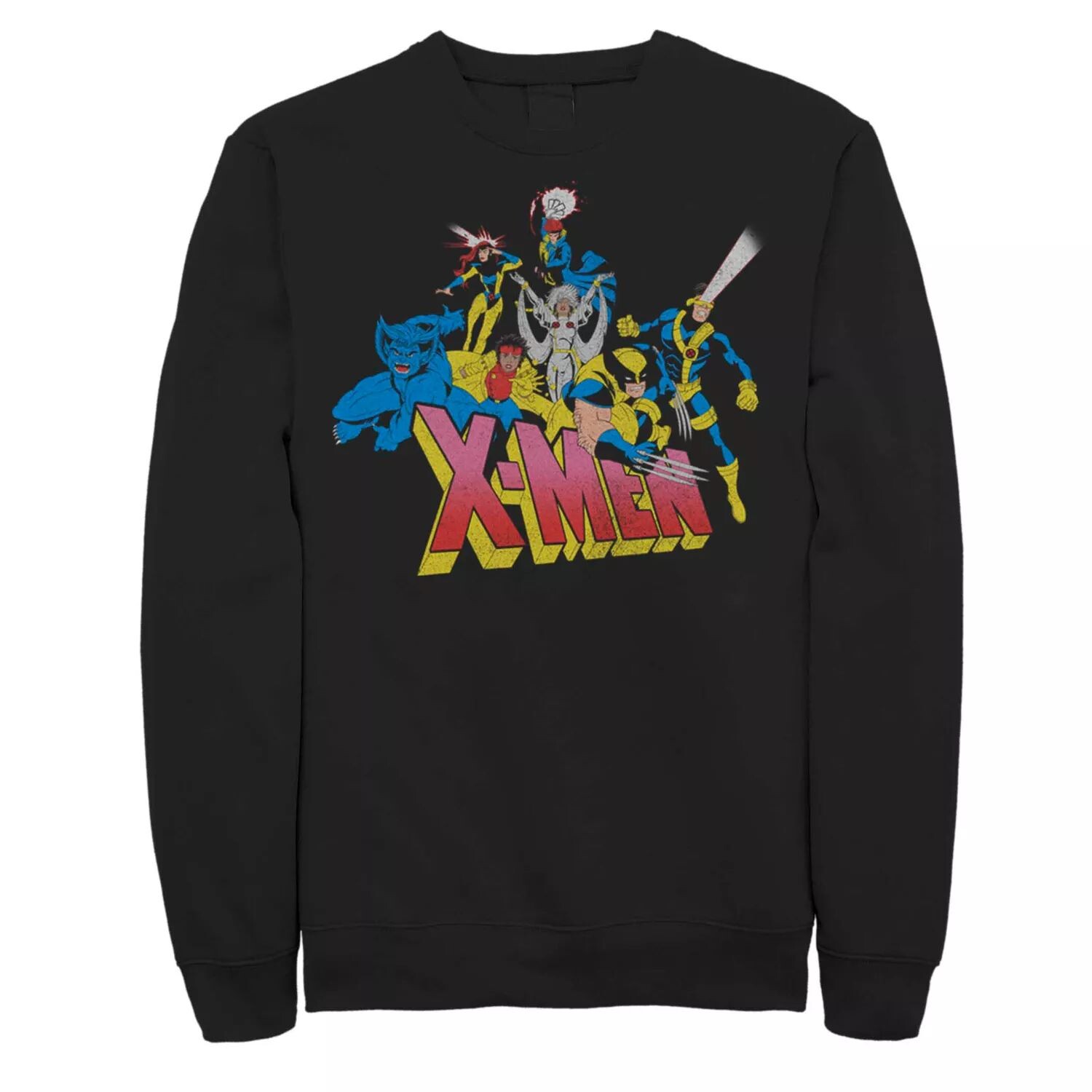 

Мужская винтажная флисовая куртка Marvel X-Men Group Shot Licensed Character