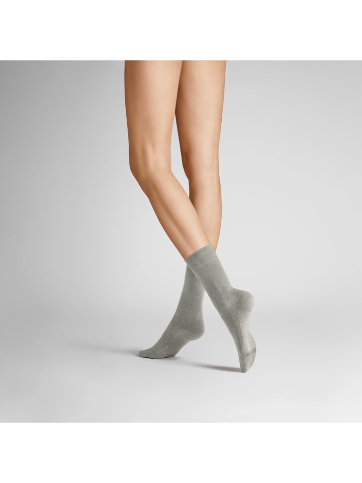 

Носки Dry Cotton с климат-контролем серебристого цвета Hudson