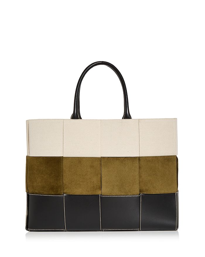

Сумка-тоут из кожи Arco Intrecciato Bottega Veneta, мультиколор