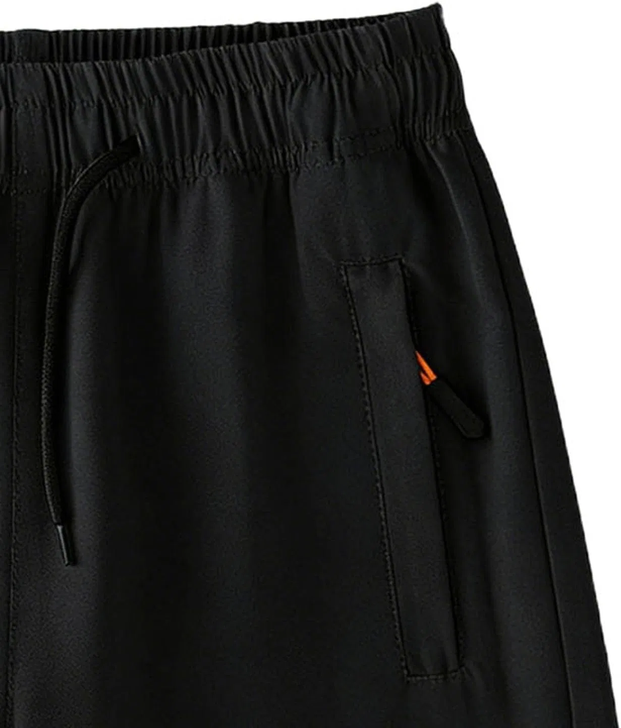Шорты спортивные Quick Dry с застегивающимися карманами, Black — фото 3