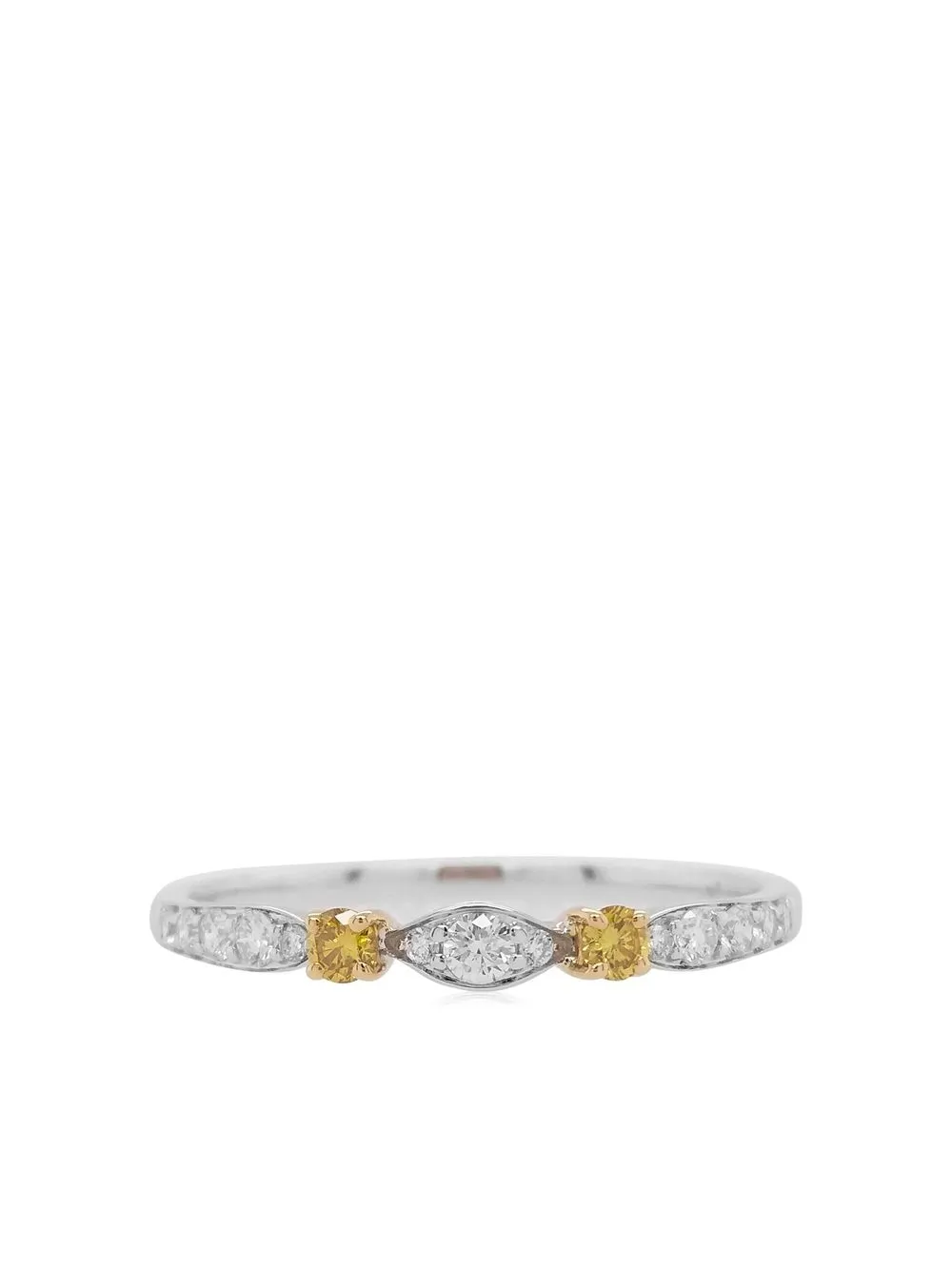 

Кольцо из белого золота с бриллиантами HYT Jewelry, серебяный