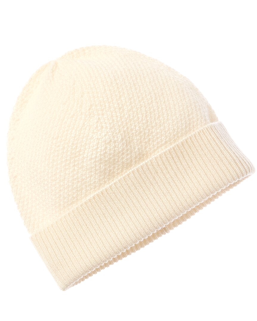 

Кашемировая шапка Phenix Moss Stitch, белый
