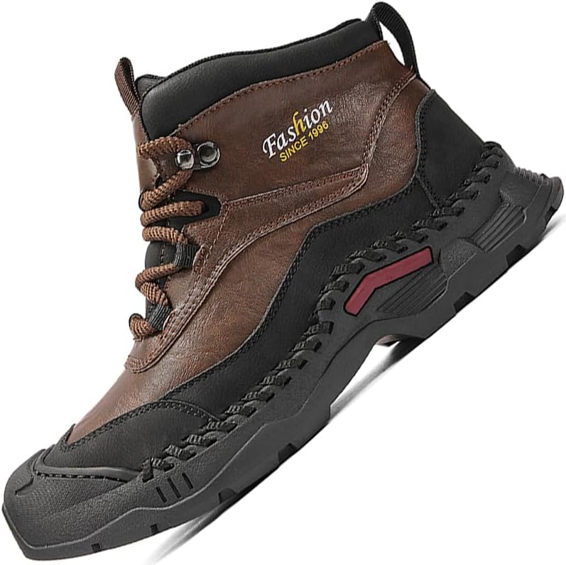 

LZDZN Повседневные мужские ботинки для мужчин Челси Обувь Кожаные высокие кеды Мужские черные/коричневые/белые Размер мужской модной обуви