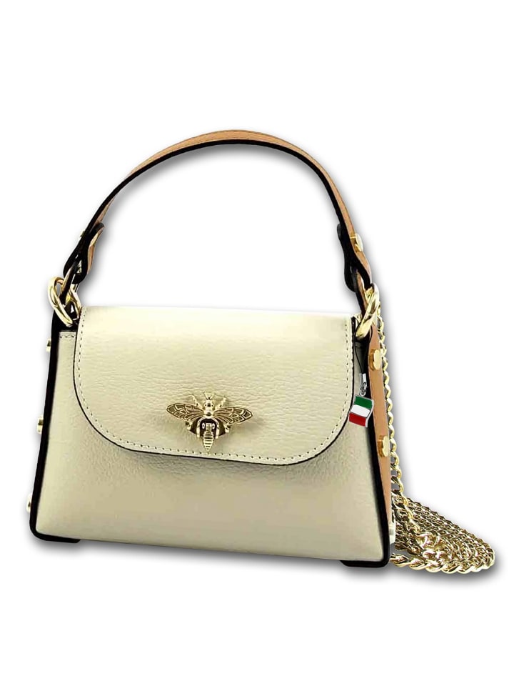 

Кожаная сумка через плечо Florence бежевого, коричневого цвета, примерно 19 см Florence