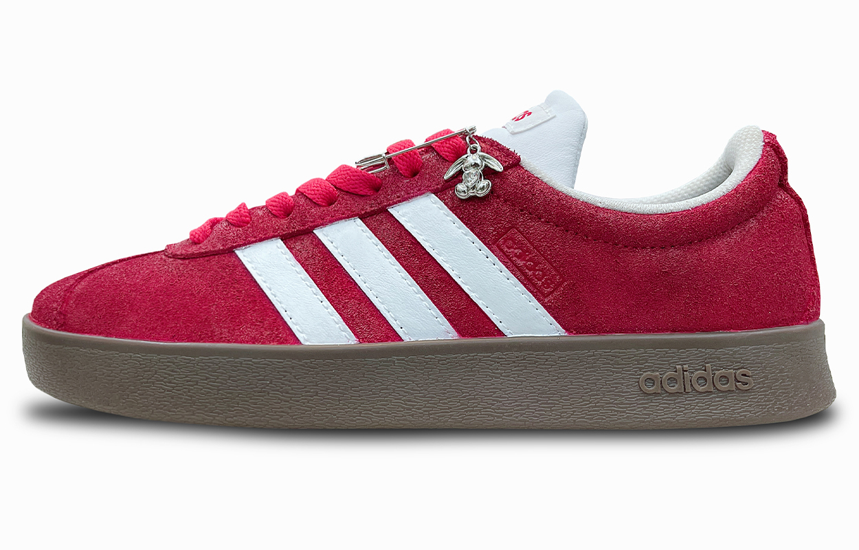 

Adidas Neo VL Court 2.0 противоскользящие износостойкие низкие скейтерские кроссовки унисекс красный - алый, цвет Scarlet