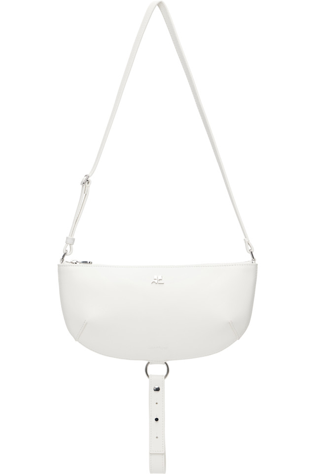 

Courrèges Белая кожаная сумка "Святое затмение"