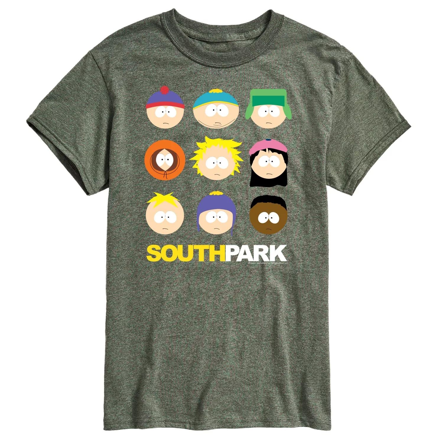 

Мужская футболка South Park Face Grid Licensed Character