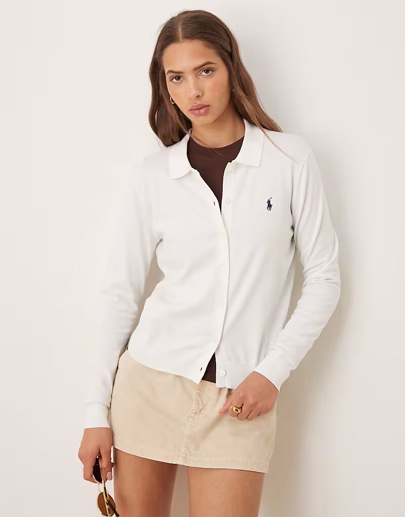 

Кардиган Polo Ralph Lauren белого цвета