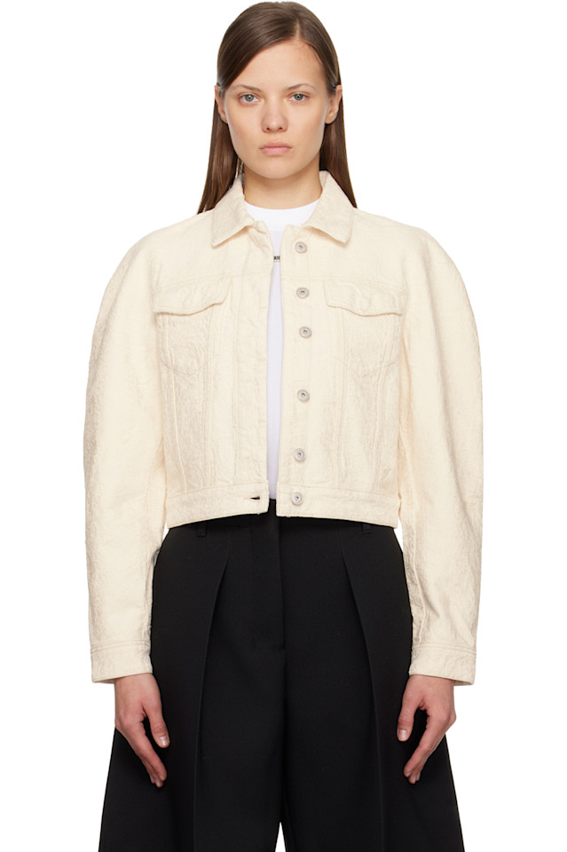 

Джинсовая куртка The ovalo de-nîmes Jacquemus, Off-White