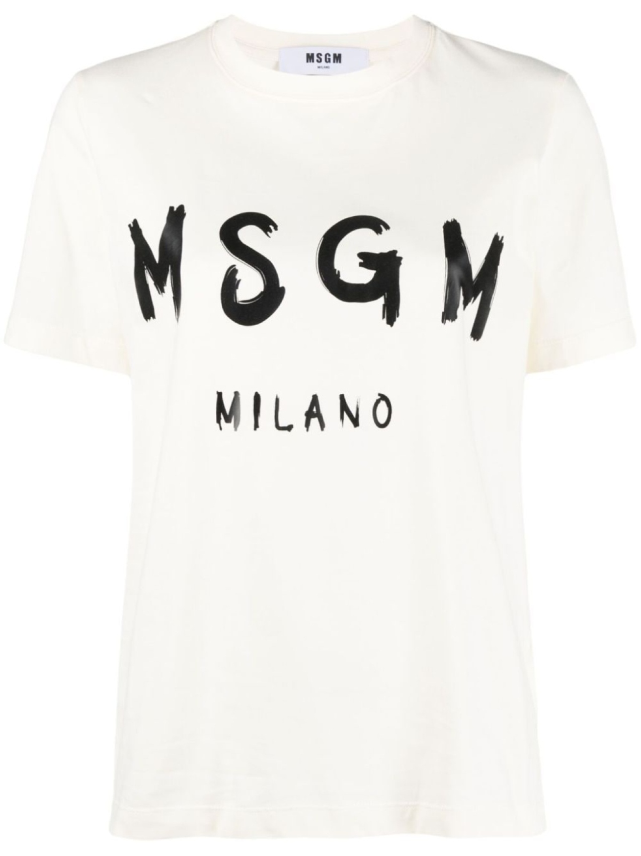 

MSGM футболка с логотипом, нейтральный цвет