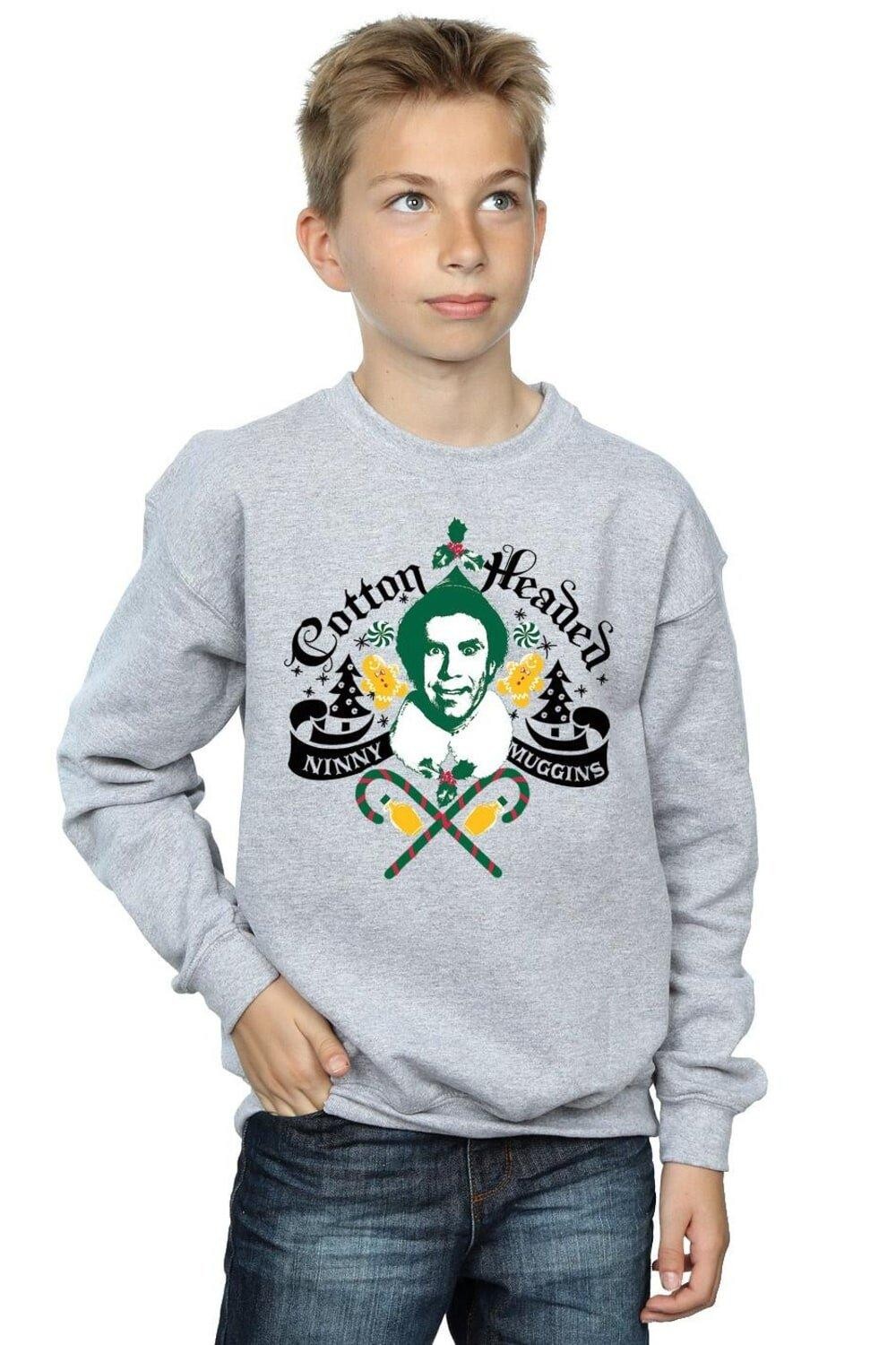 

Толстовка Headed Ninny Muggins Elf, серый