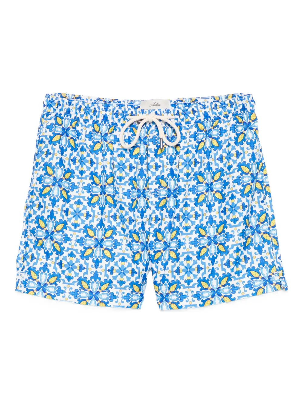 

Плавки-шорты с кулиской и узором PENINSULA SWIMWEAR, синий