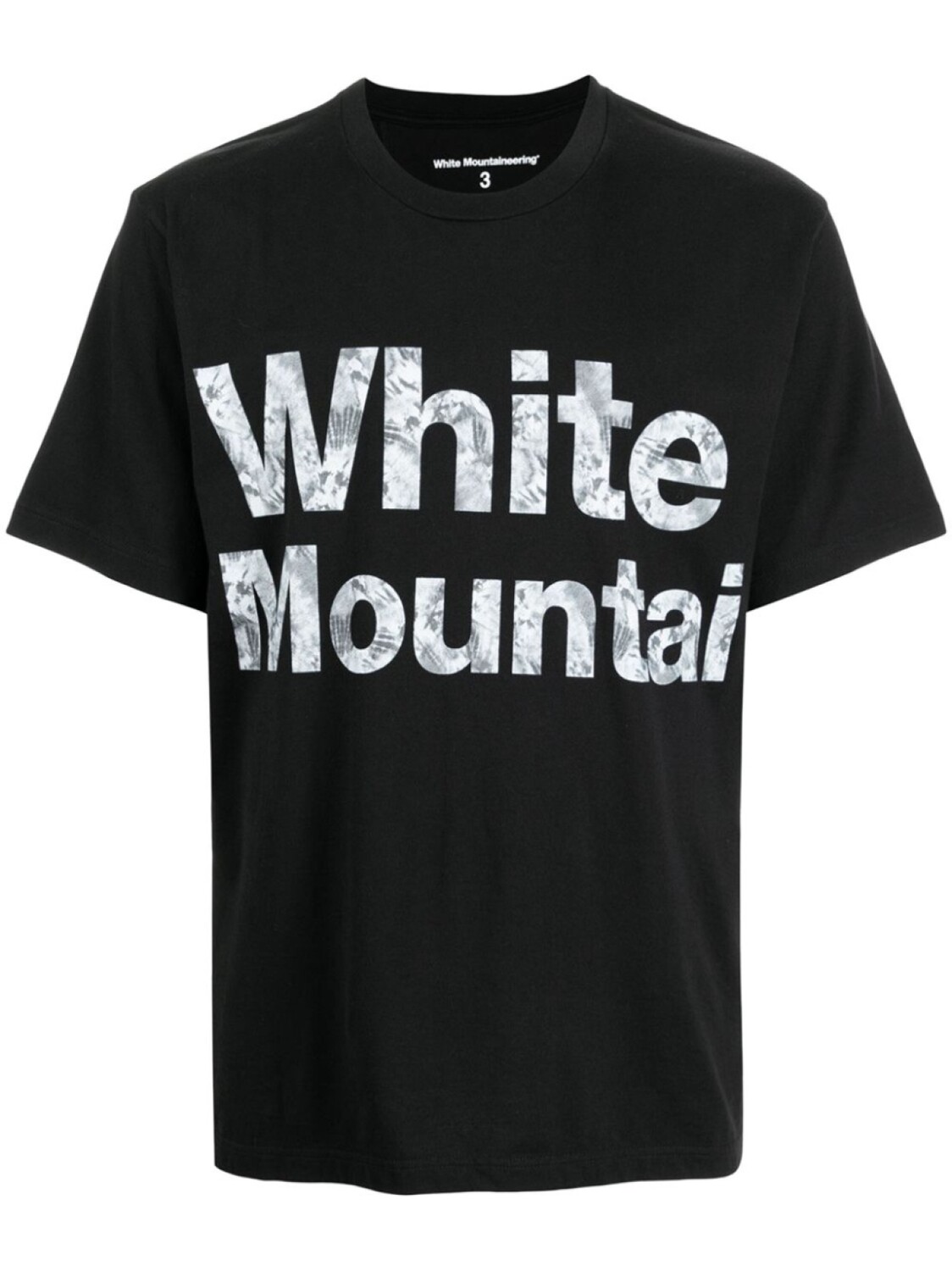 

Белая футболка с логотипом Mountaineering White Mountaineering, черный