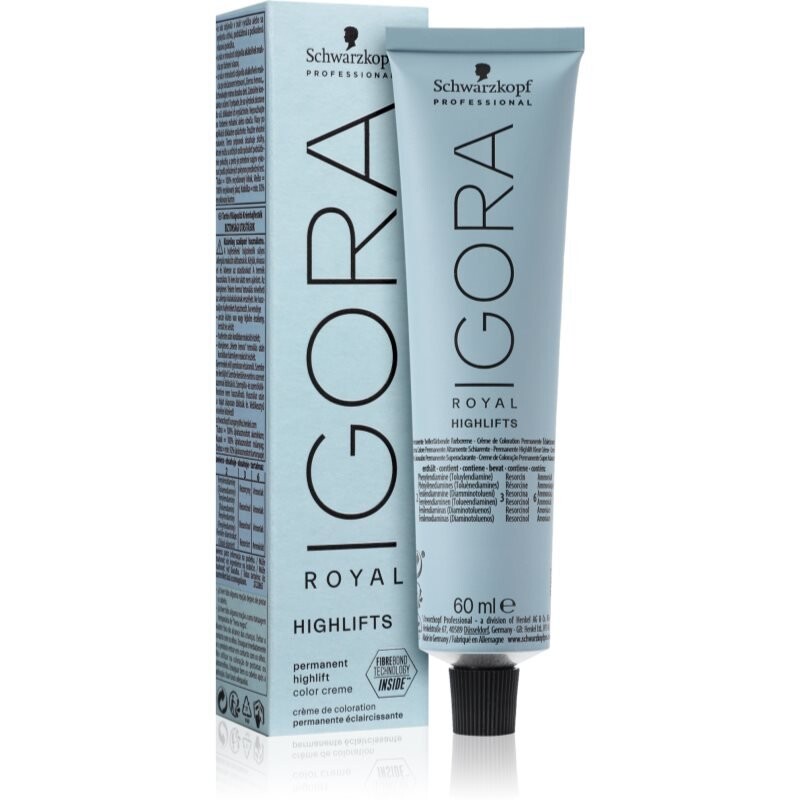 

Schwarzkopf Professional IGORA Royal Highlifts стойкая краска для волос оттенок 10-49 Ultrablond Geige Violett 60 мл