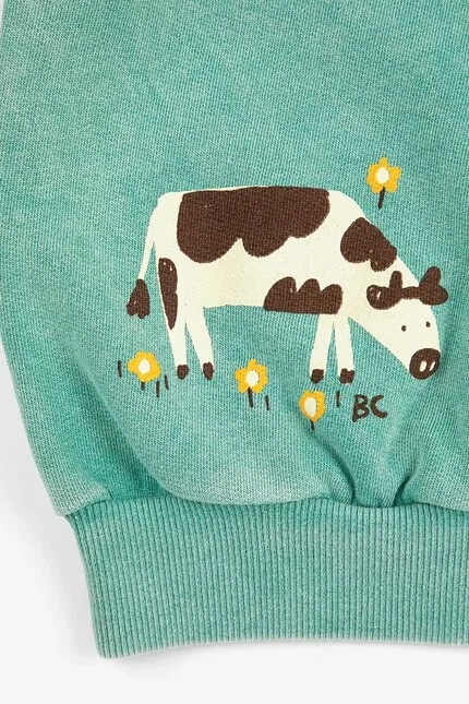 Худи детское Farm Adventure Bobo Choses, бирюзовый — фото 3