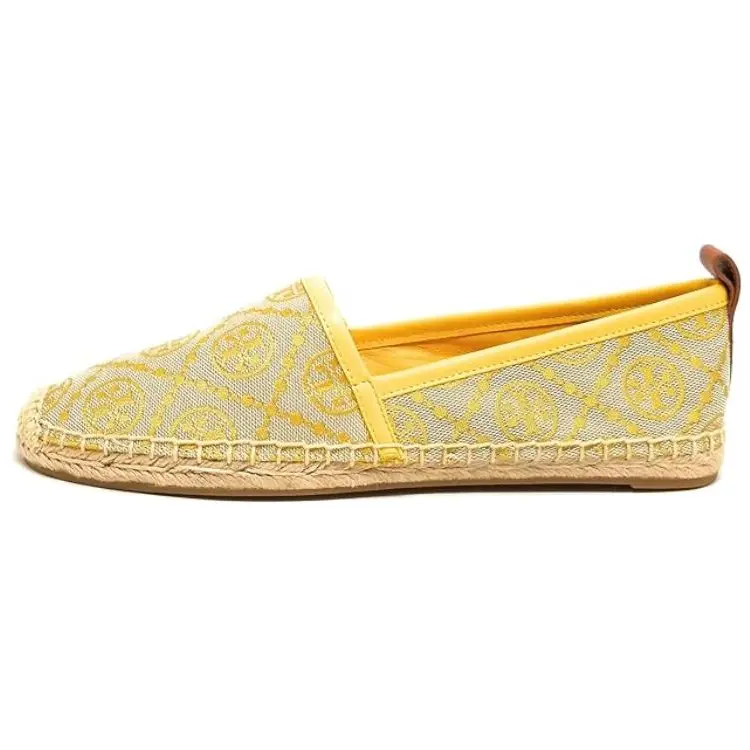 

T Monogram Женская повседневная обувь Женские птицы Желтый Tory Burch