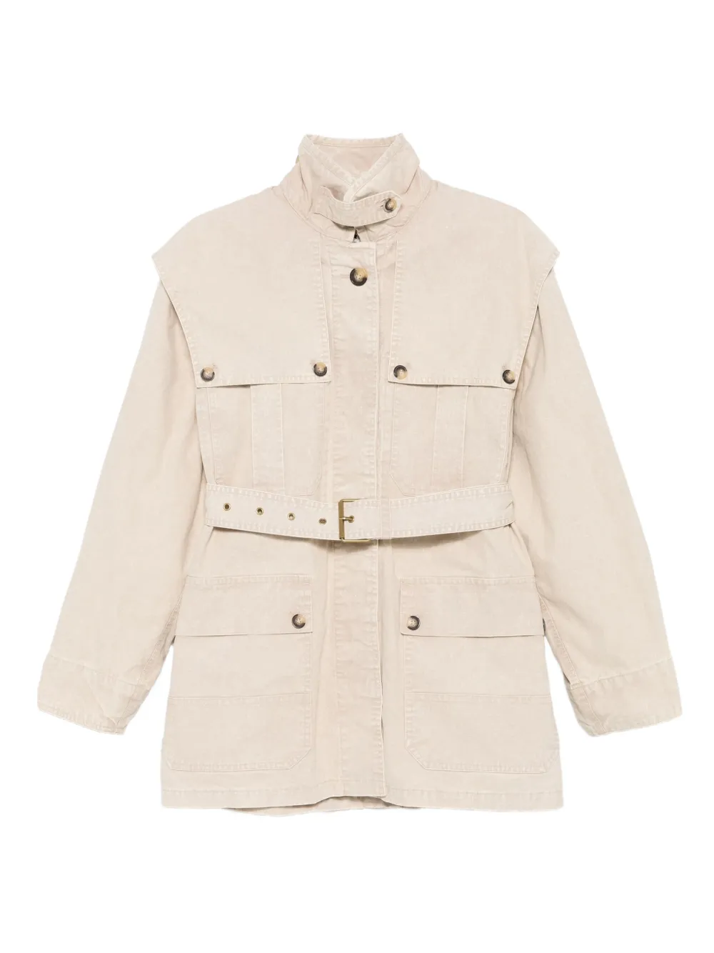 

Куртка с карманами и поясом MARANT ÉTOILE, нейтральный