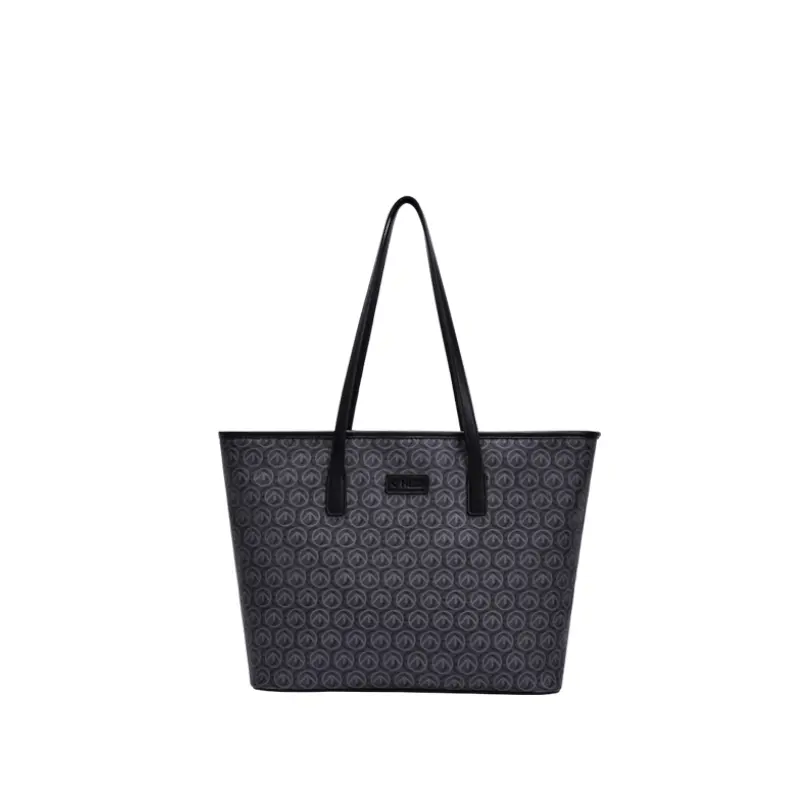 

HE BAO BAO Поливинилхлоридная хозяйственная сумка через плечо женская черная серая, [Medium]Dream Classic Black (Fits 13 Inches Computers)