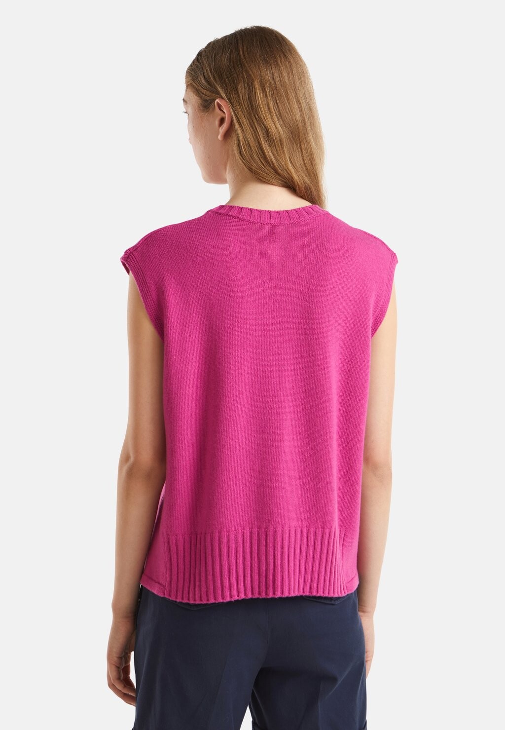 

Базовая футболка CREWNECK United Colors of Benetton, цвет Mottled Light Pink