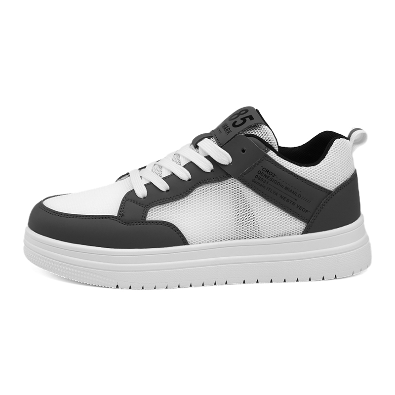 

Bull charm Мужские скейтерские кроссовки бело-серые, цвет White Gray