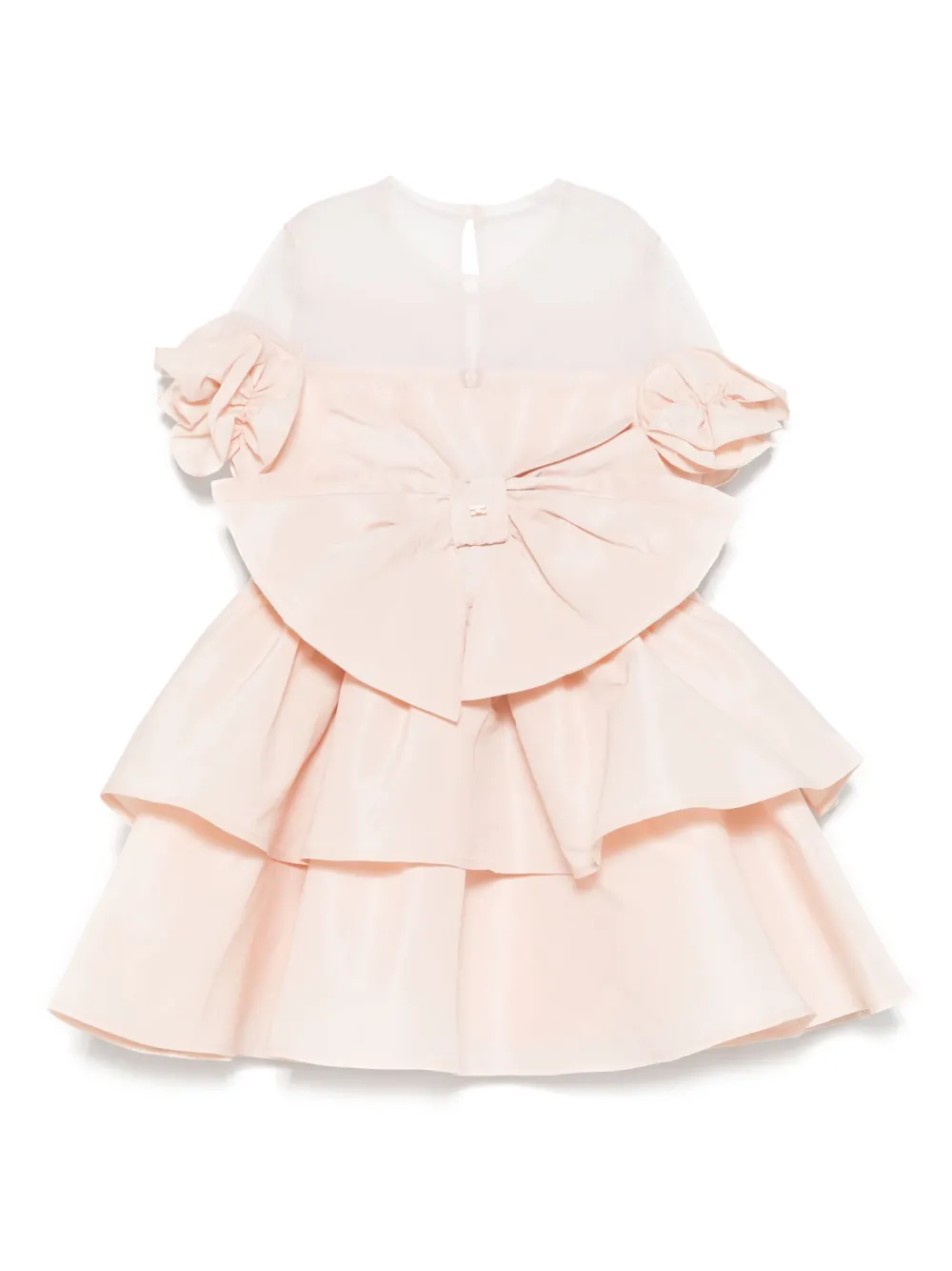 

Платье с объемным бантом Elisabetta Franchi La Mia Bambina, розовый