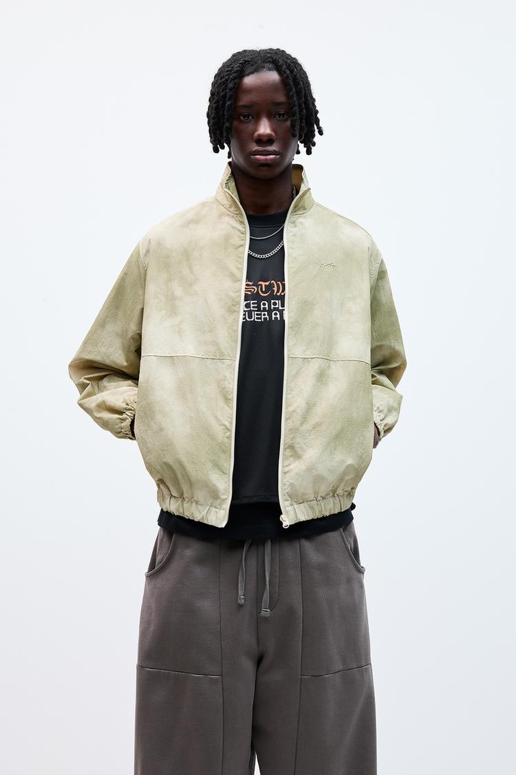 

Ветровка Stwd с принтом тай-дай Pull And Bear, зеленый