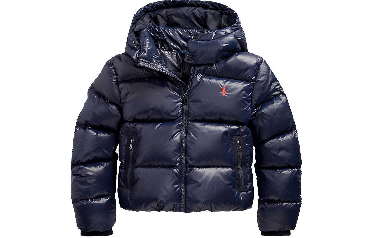 

Утепленная куртка синяя детская Polo Ralph Lauren