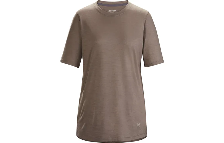 Футболка Remige с круглым вырезом, умеренно прямой крой Arcteryx, Alchemy Gray