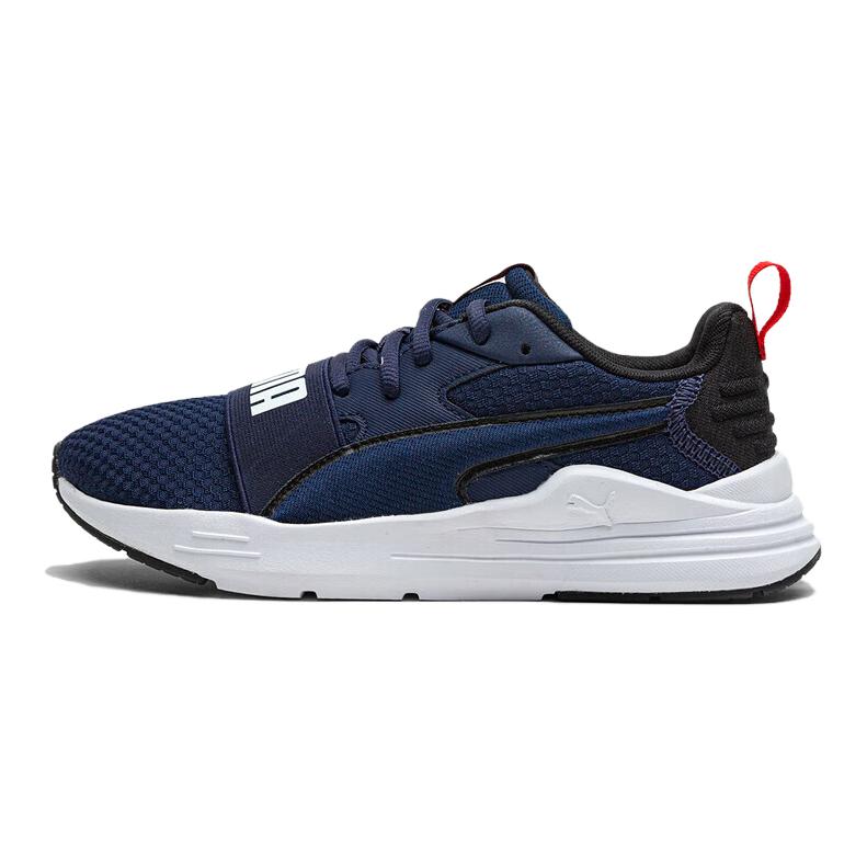 

Проводные кроссовки Pure Low Top детские повседневные синие черные белые PUMA, Marine Blue/Black/White