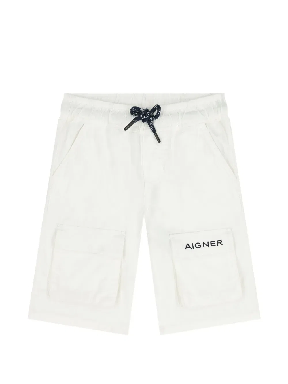 Шорты с накладными карманами Aigner Kids, белый