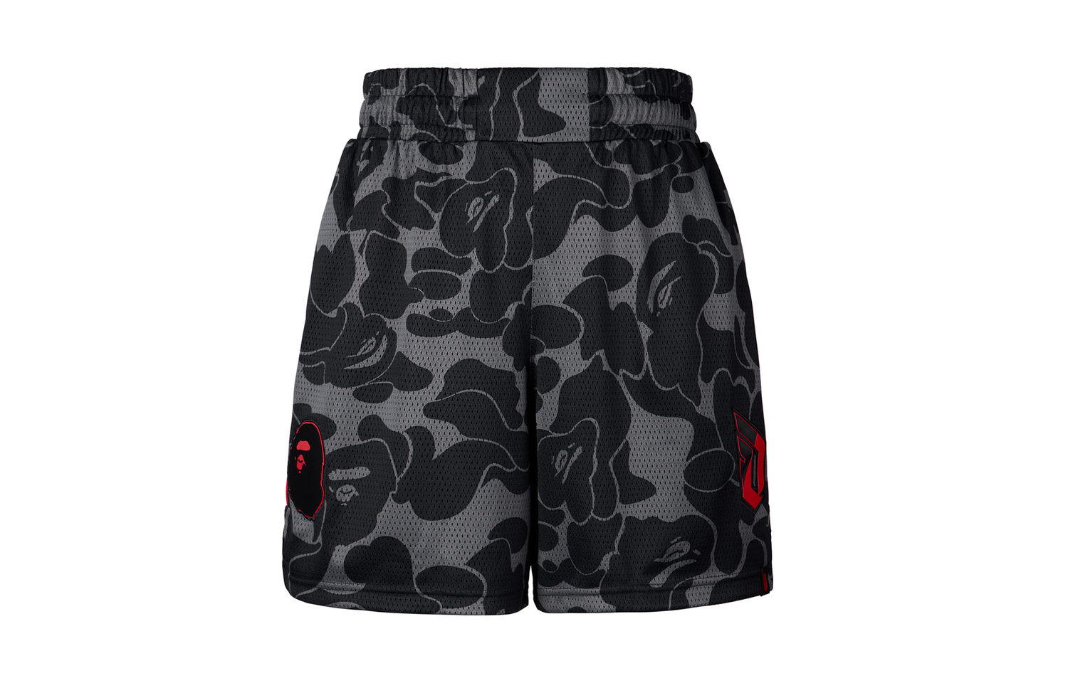 

X BAPE Dame 9 FW24 Баскетбольные шорты мужские Угольно-серый Adidas