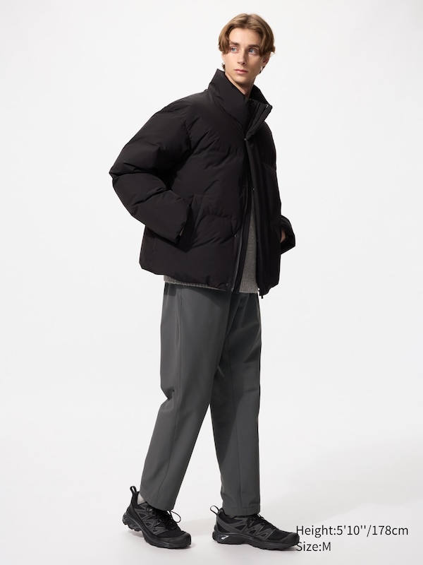 

Теплые эластичные брюки (укороченные) Uniqlo, 08 dark grey